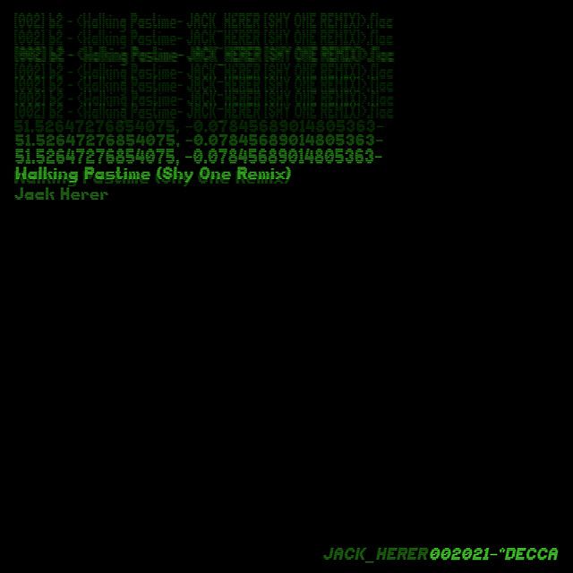 Jack Herer - Walking Pastime - Shy One Remix