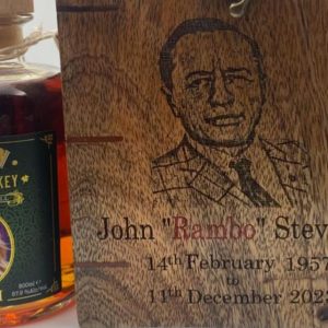 Rambo Irish whiskey wake box - White Mountain Jack's Pagan Irish Whiskey