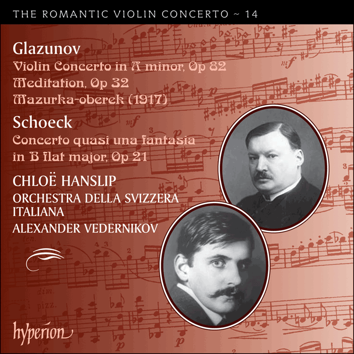Glazunov & Schoeck: Works for violin and orchestra