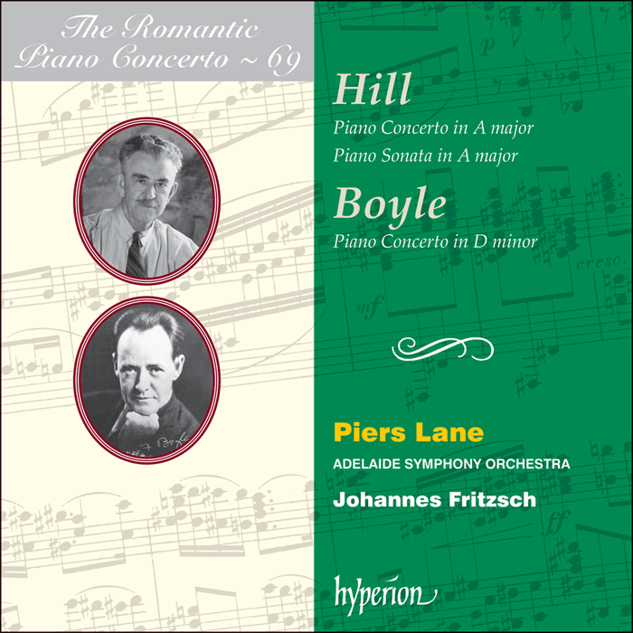 Hill (A) & Boyle (G): Piano Concertos