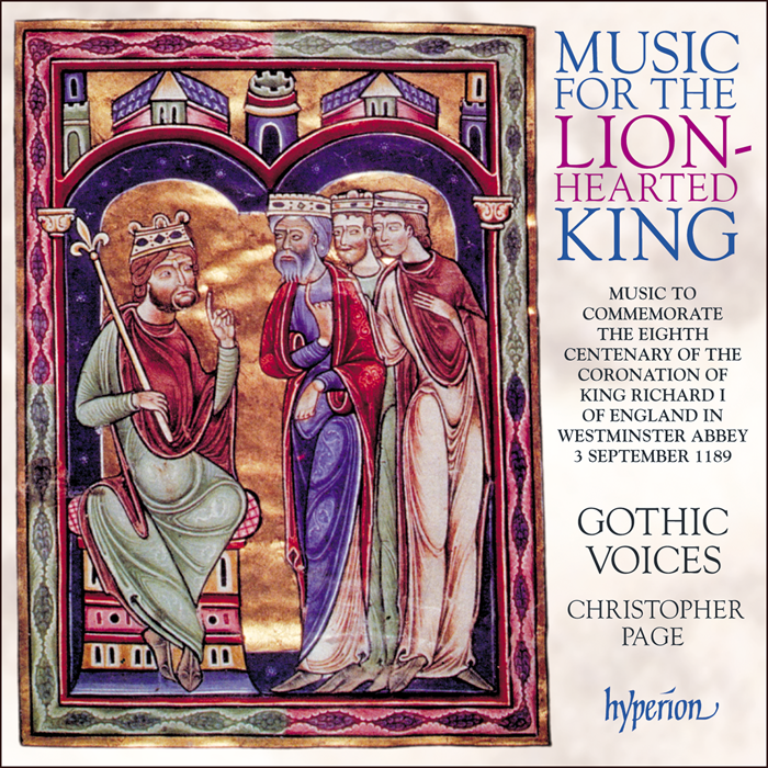 Music for the Lion-Hearted King – Music to mark the 800th anniversary of the Coronation of King Richard I of England in Westminster Abbey, 3 September 1189