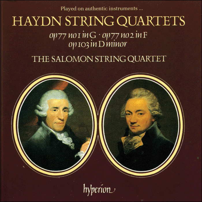 Haydn: String Quartets Opp 77 & 103