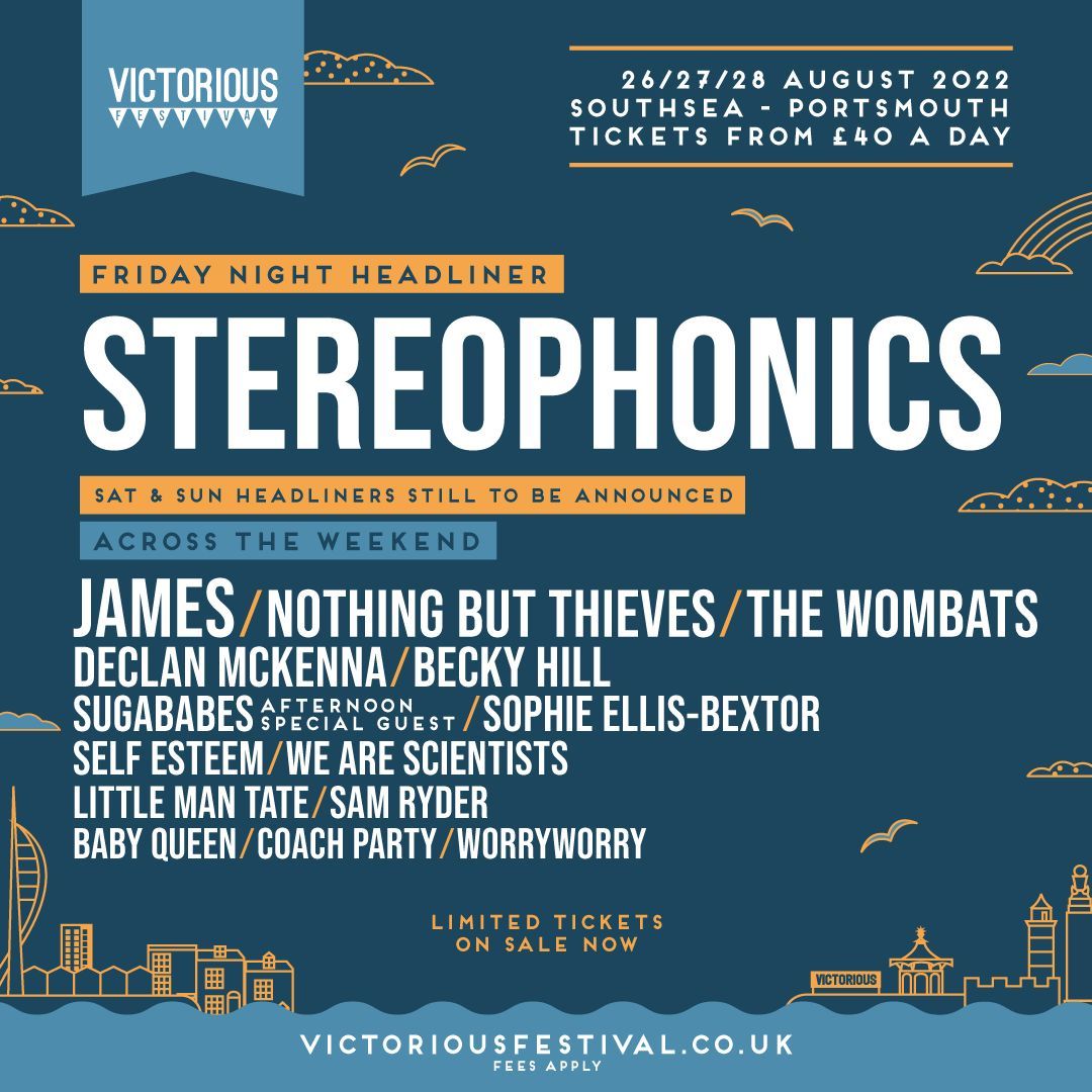 VICTORIOUS FESTIVAL FRI 26TH AUGUST 2022