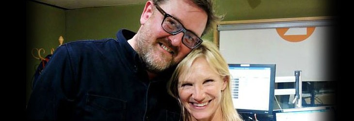 Guy Garvey in session with Jo Whiley