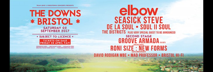 ELBOW TO HEADLINE THE DOWNS FESTIVAL IN BRISTOL