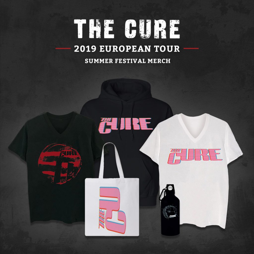 The Cure 2019 EUROPEAN TOUR MERCHANDISE AVAILABLE NOW!!!