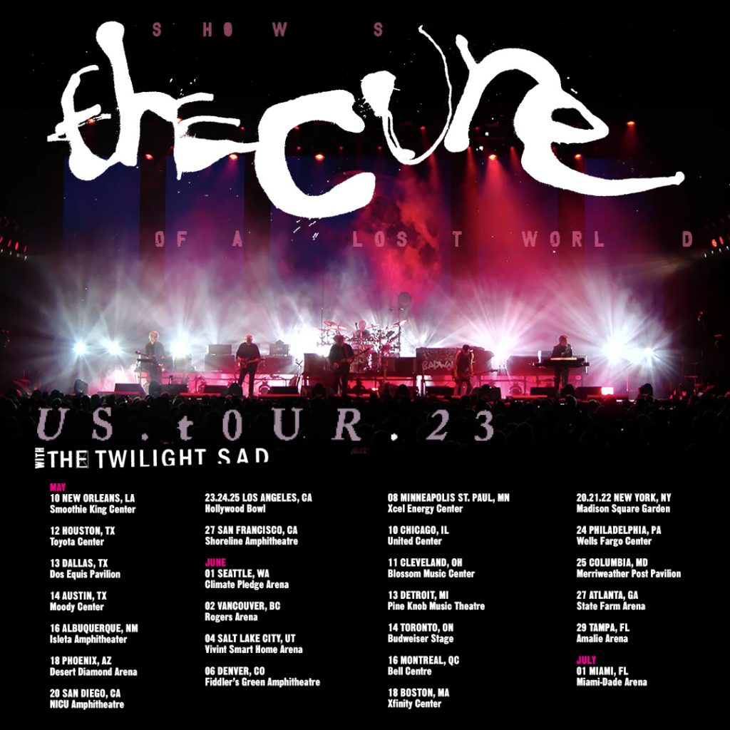 The Cure | 2023 NORTH AMERICAN TOUR – REGISTER NOW FOR TICKETS