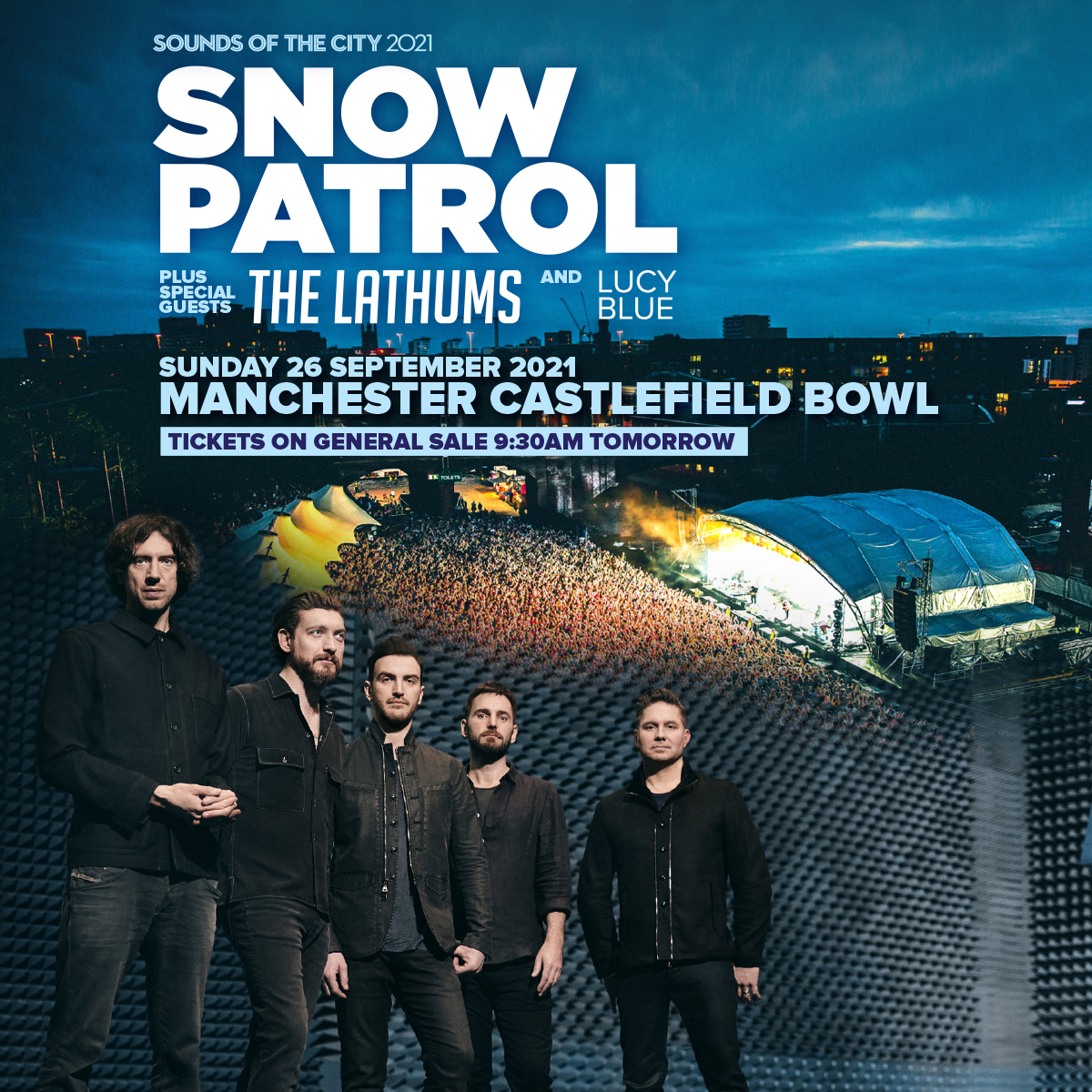 Special Guests for Manchester Castlefield Bowl announced