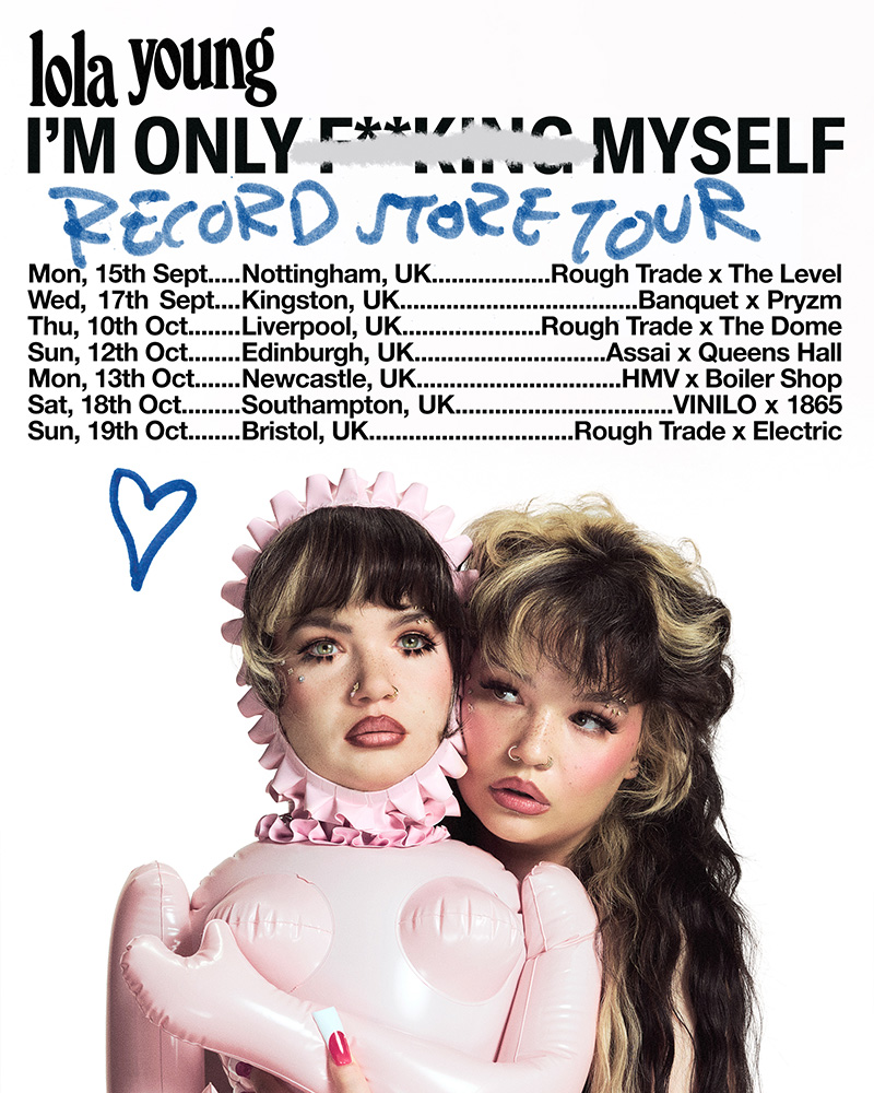 Lola Young Record Store Tour Poster