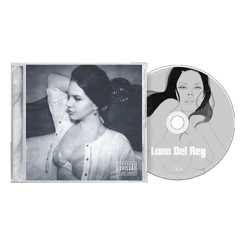 lana del rey transparent black and white