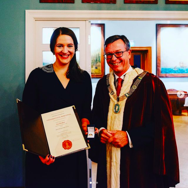 Lise Davidsen receives Honorary Doctorate at University of Bergen